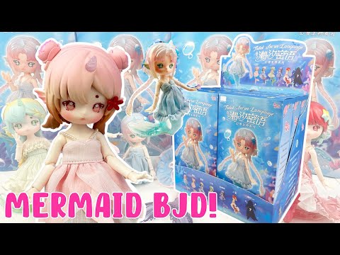 Let's Open 6 MERMAID BJD Blind Boxes from KikaGoods! ANTU TIDAL SECRET LANGUAGE BALL JOINTED DOLLS