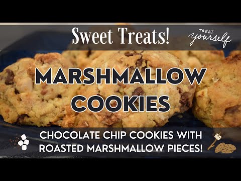 Marshmallow Cookie Recipe | S'mores Cookies | Chocolate Chip Cookies with Gooey Marshmallows inside!