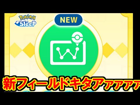 ついに新フィールド登場！その名も・・・。【ポケモンスリープ】