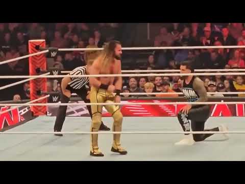 Seth Rollins vs Jey Uso - WWE Raw