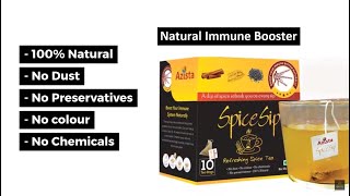 Get healthier with Spice Sip Tea | Natural Immune Booster Tea for Seasonal Flu | Azista