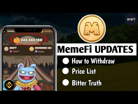 Truth About MemeFi Coin || Price List || True Listing Date || Withdrawal