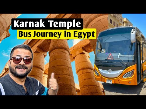 Karnak Temple Luxor | Go Bus Egypt 🇪🇬 Egypt Tour Kolkata to Egypt | Luxor to Cairo | India to Egypt