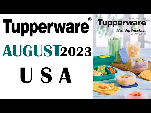 CATALOG  TUPPERWARE   AUGUST   2023  USA