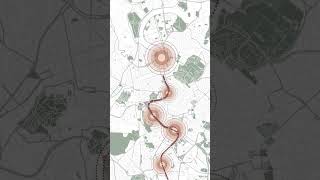 Tiber River | Rome, Italy Mapping techniques #urbandesign #actofmapping #mapping #urbanismo