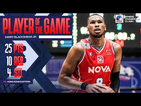 Player of the Game: Hiroshima Dragonflies' Kerry Blackshear Jr. 25 Points vs. Hong Kong Eastern