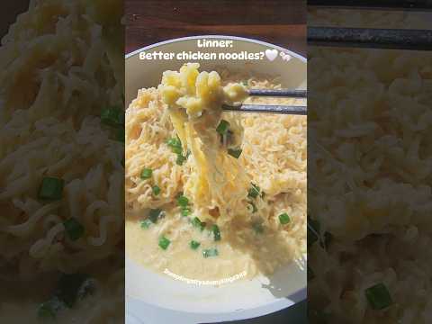 Better basic chickem noodles??!! #asmr #noodles #notspicy #chicken #asmrfood #ramen