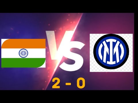 INDIA beats inter milan 2- 0 || Dls gameplay