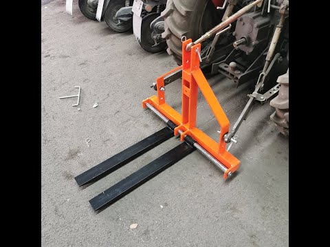 tractor three point foldable pallet forks 300kgs