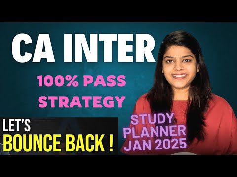 100% Pass Strategy - CA Inter Jan 2025 🎯📚#ca #studymotivation #cs #cma #upsc #neet