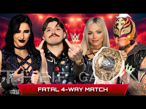 WWE 2K24 • Elimination Fatal 4-Way Match - Rhea Ripley Dominik Mysterio Rey Mysterio Liv Morgan |WWE