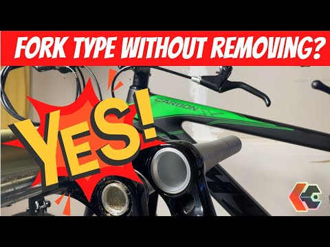 NO DISASSEMBLY REQUIRED! Tapered Fork vs Straight Steerer - How to Know Without Removing the Fork!