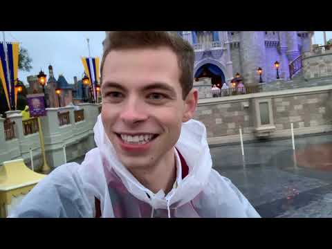 Our Rainy & Hilarious Day at Disney World | Empty Magic Kingdom Vlog