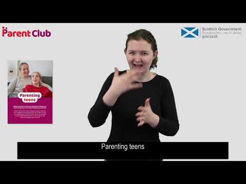 Parent Club: Information parenting teens in BSL