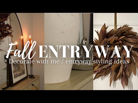 Fall Decorate With Me 2024 | Entryway Styling Ideas | Budget Friendly Fall Decor & more...