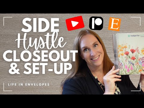 Side Hustle Budget Closeout October / Budget Set-up November / Etsy Shop / YouTube Channel / Patreon