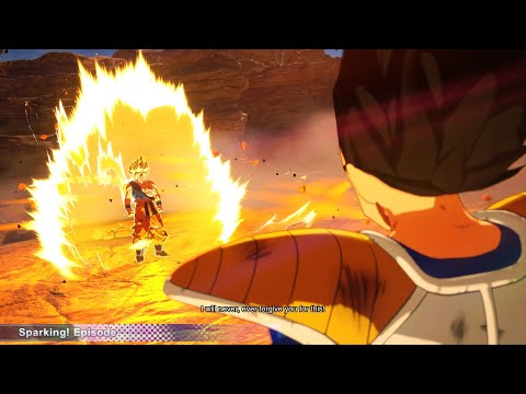 Dragon Ball Sparking Zero WHAT IF Goku went SSJ in the Saiyan Saga Sparking! Episode