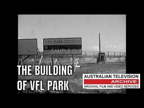 Building the Legacy:  Newly Discovered Footage of VFL Park's Construction in the 1970s"