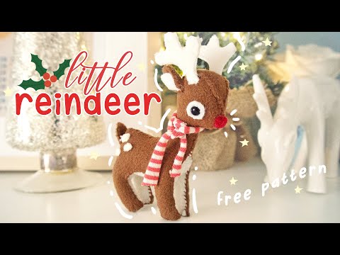 🦌 Little Reindeer Toy Ornament 🦌 (diy Christmas reindeer toy)