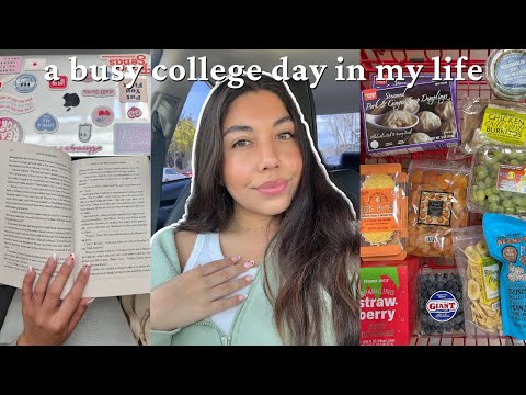 a college day in my life | birthday prep, big/little week, classes & studying