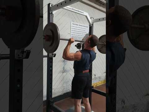 The Road to a 200 Pound OHP Video 2 (core training) #fitness #overheadpress