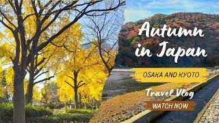 Japan Vlog: Autumn in Japan ( Osaka and Kyoto) @chictravels