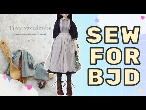 The BEST clothing pattern book for ball jointed dolls and blythes.  Tiny Wardrobe by Hanon