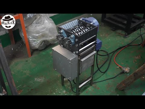 [DIY]用200W馬達做的粉碎機，究竟極限在哪裡？Where exactly is the limit of a shredder powered by a 200W motor