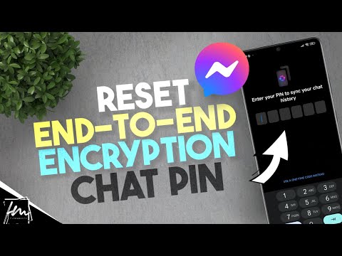 How to Reset end-to-end encryption chat pin on Messenger