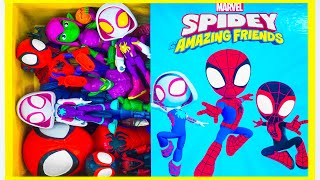 Unboxing Marvel Spidey and His Amazing Friends Toy Collection | Marvel Spiderman Toys Review