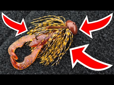 Bass Fishing's Most Realistic Football Jig! (War Eagle Pro Football Jig)