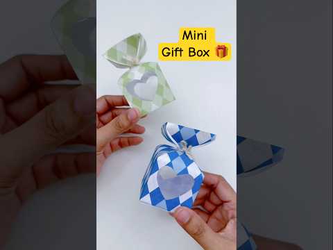 Easy To Make Mini Paper Candy Shaped gift Box #shorts #fun #craft #artandcraft #gift