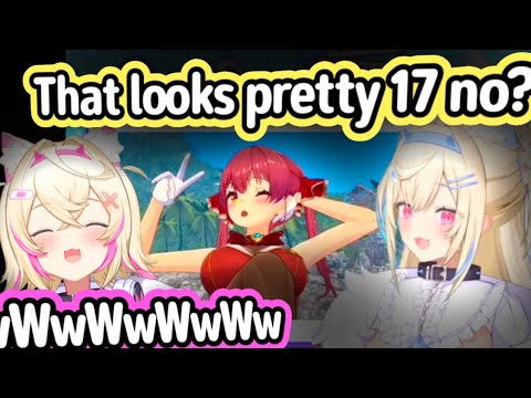 Mococo Burst Into Laughter After Fuwawa Said This About Marine's New 3D Body