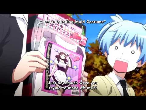 Karma Tries To Get Nagisa To Cosplay As A Maid | Assassination Classroom