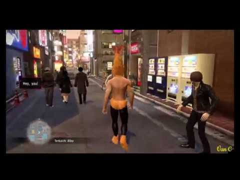 Shinada Outfits + Street Fight (YAKUZA 5 Remastered)