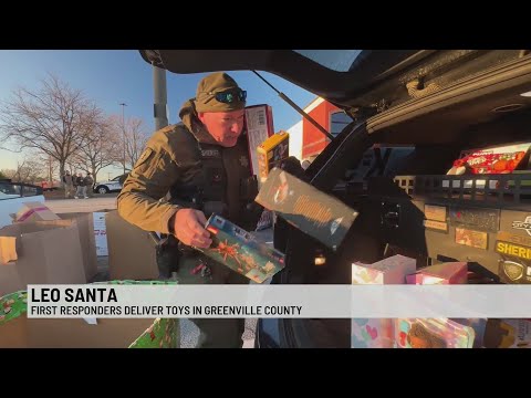 Upstate first responders deliver toys in annual LEO Santa