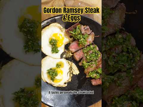 I tried making steak like Gordon Ramsay @gordonramsay #steak #easyrecipe #gordonramsay #dinner