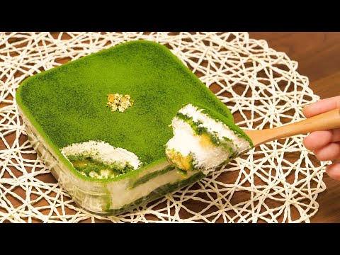 How to make Matcha Tiramisu without Eggs and Oven