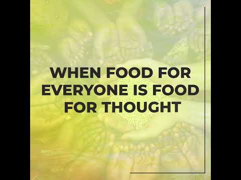 When food for everyone is food for thought - MySocially  #consciousshopping #forbetterworld