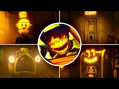 Bendy: Secret Of The Machine Full Gameplay + All 3 Endings + All Secrets & Jumpscares (Showcase)