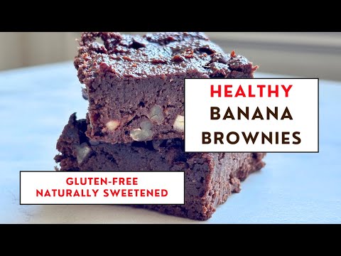 Healthy Banana Brownies: Fudgy, Gluten-Free, & Guilt-Free Chocolate Bliss!