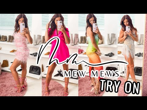 MEW MEWS DRESS HAUL + TRY ON | SPECIAL OCCASION DRESSES