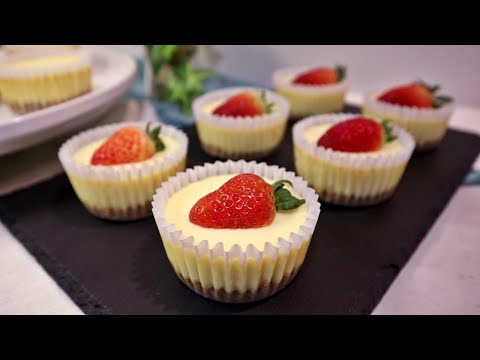 Easy Mini Cheesecakes | Just 5 Ingredients!