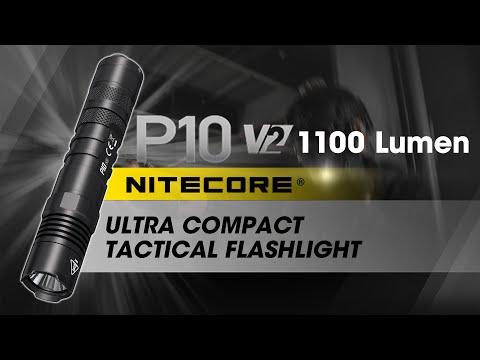 NITECORE P10 v2 1100 Lumen Compact Tactical Flashlight