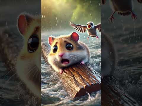 Courage & Hope Life Saving: Hamster's Story Melody #cute #music #3d #hamsters #viralshorts #foryou