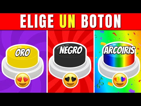 ¡Elige Un Boton…! Arcoiris, Oro o Negro 💛🖤🌈