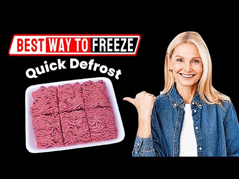 How to Freeze Ground Beef for Quick Defrosting