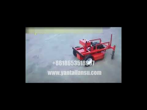 Wheeled Robot Lawnmower Self-Propelled Remote Control Garden Lawn Mower Automated Lawn Mower