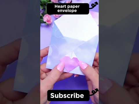 Heart paper envelope 💌||#shorts#papercraft