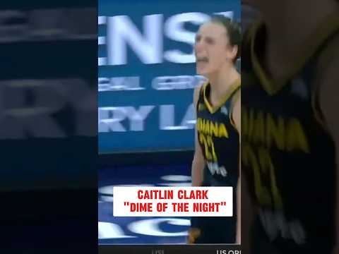 🚨 CaitlinClark "DIME of the Night" to Aliyah Boston! #indianafever #wnba #espn #short #4k #shorts